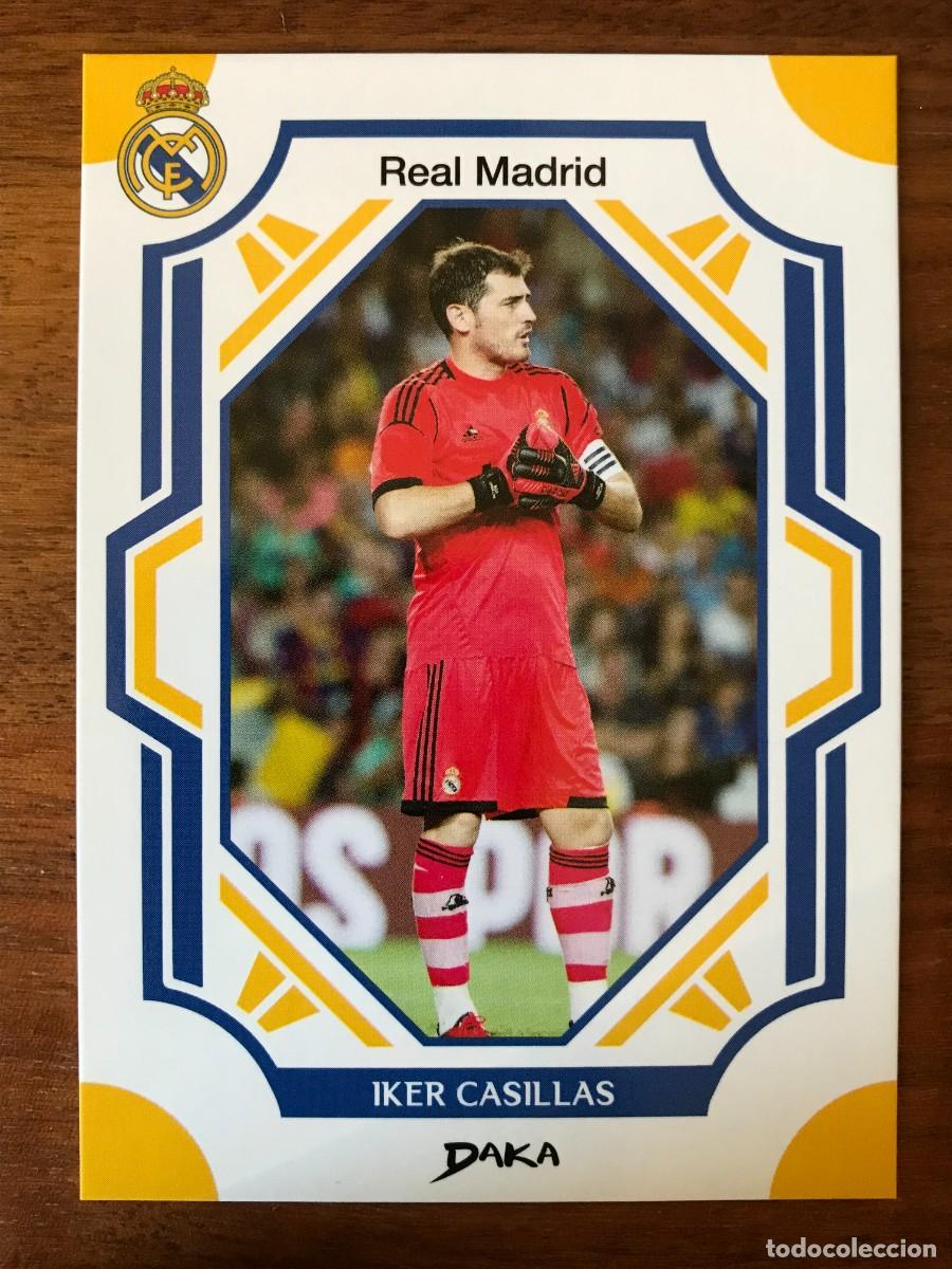 Cromos de f&uacute;tbol: IKER CASILLAS - REAL MADRID - DAKA HOLOCENE 2025