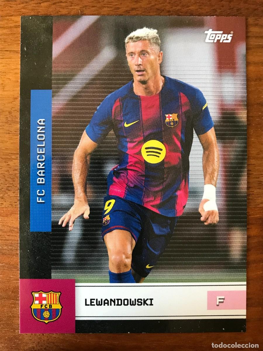 Cromos de f&uacute;tbol: ROBERT LEWANDOWSKI - FC BARCELONA - TOPPS BAR&Ccedil;A TEAM SET 2025 2026 25 26