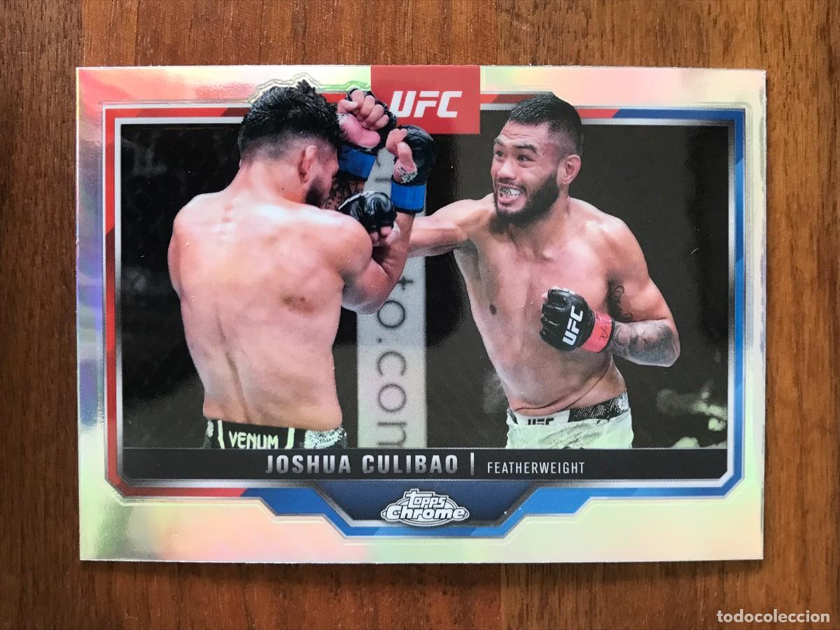 Cromos de f&uacute;tbol: JOSHUA CULIBAO - FEATHERWEIGHT - REFRACTOR - TOPPS CHROME UFC 2025 25