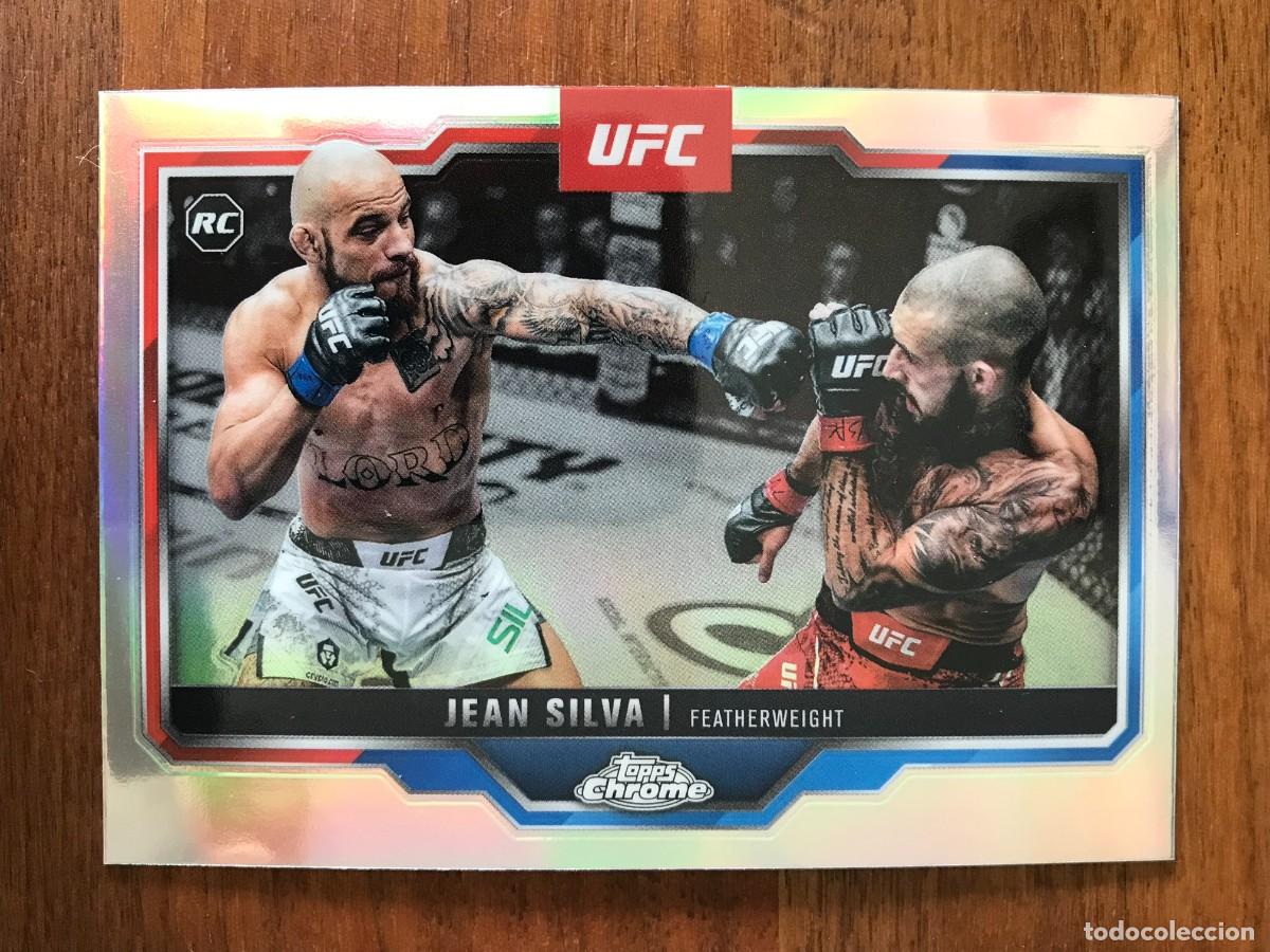 Cromos de f&uacute;tbol: JEAN SILVA - FEATHERWEIGHT - ROOKIE CARD - REFRACTOR - TOPPS CHROME UFC 2025 25