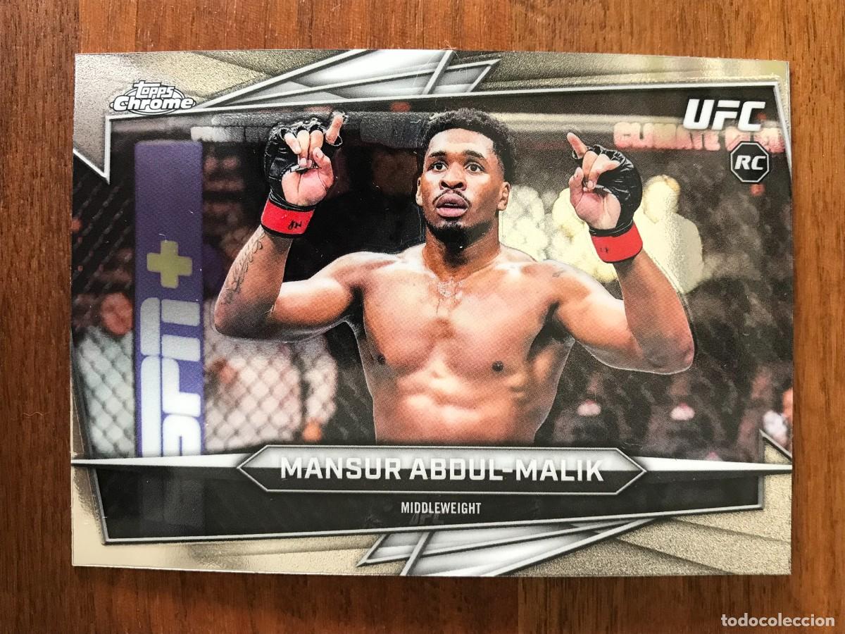 Cromos de f&uacute;tbol: MANSUR ABDUL MALIK - MIDDLEWEIGHT - ROOKIE CARD - TOPPS CHROME UFC 2026 26