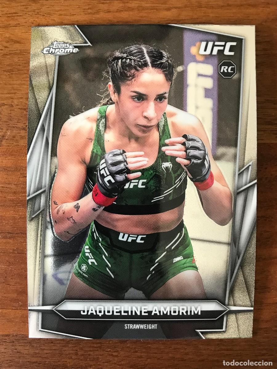 Cromos de f&uacute;tbol: JAQUELINE AMORIM - STRAWWEIGHT - ROOKIE CARD - TOPPS CHROME UFC 2026 26