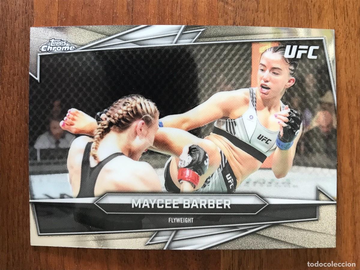 Cromos de f&uacute;tbol: MAYCEE BARBER - FLYWEIGHT - TOPPS CHROME UFC 2026 26