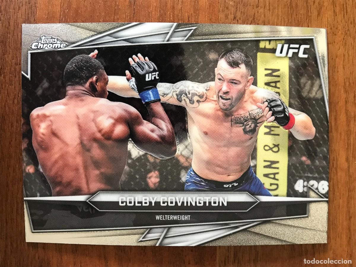 Figurine di Calcio: COLBY COVINGTON - WELTERWEIGHT - TOPPS CHROME UFC 2026 26