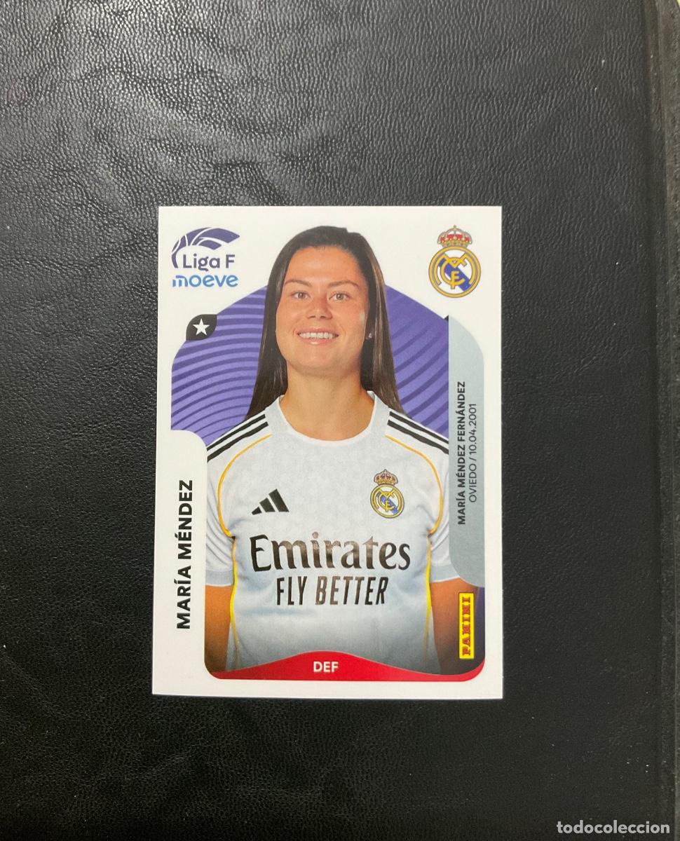 Cromos de f&uacute;tbol: LIGA F Femenina - 25/26 - 2025/2026 - 268A - Maria Mendez - Real Madrid CF