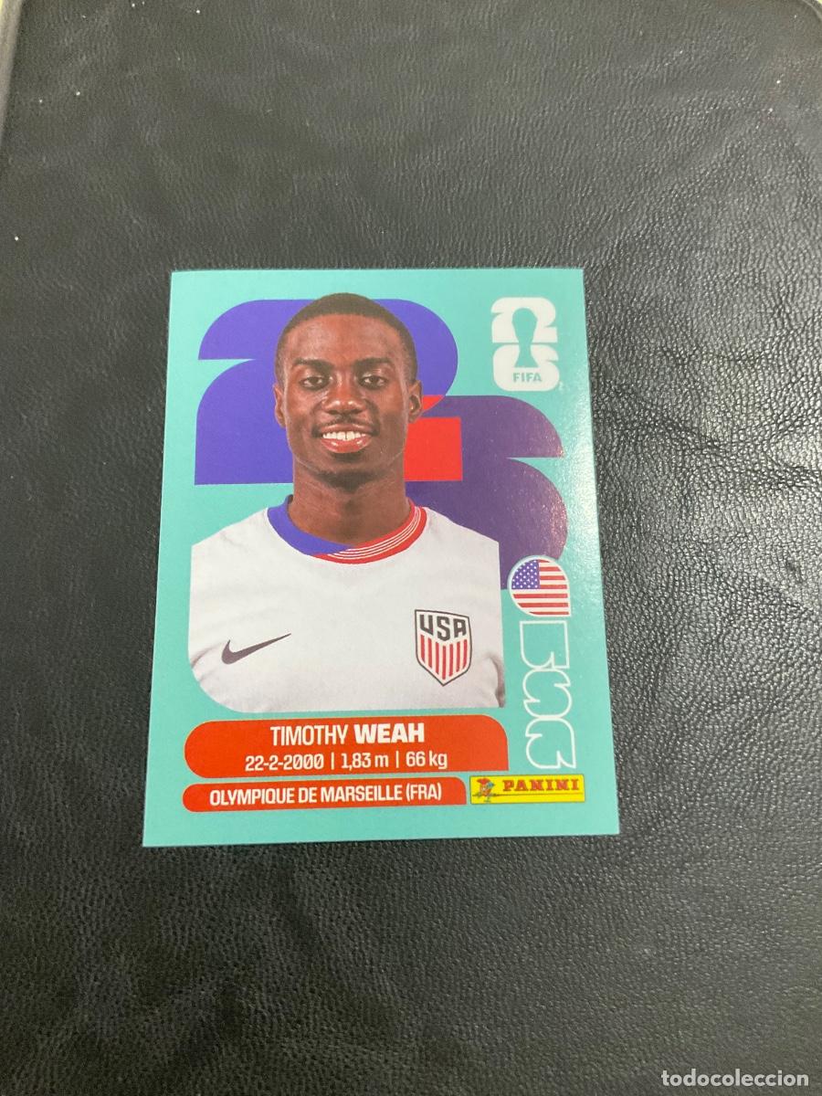 Cromos de f&uacute;tbol: Panini Stickers Mundial 26 - USA12 - Timothy Weah - Estados Unidos ( FIFA WORLD CUP 2026 )