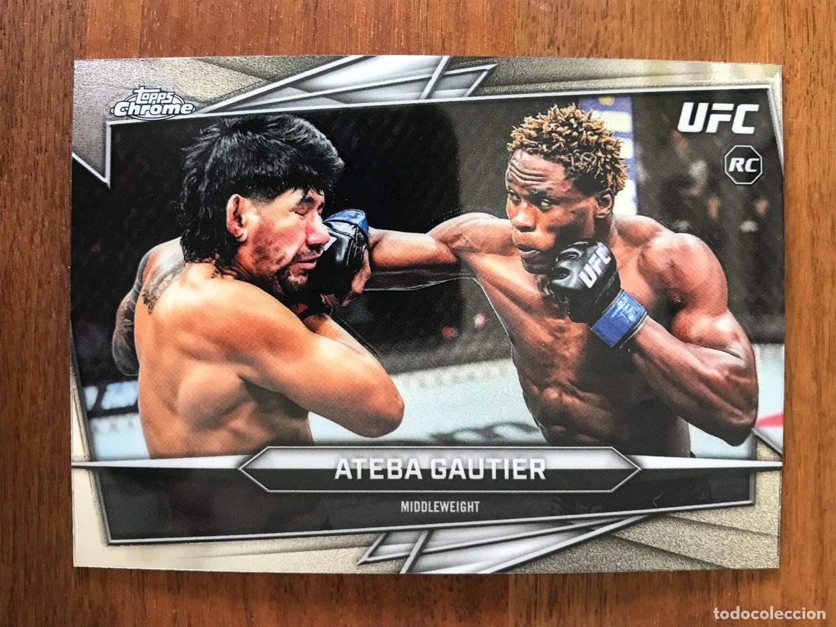 Cromos de f&uacute;tbol: ATEBA GAUTIER - MIDDLEWEIGHT - ROOKIE CARD - TOPPS CHROME UFC 2026 26