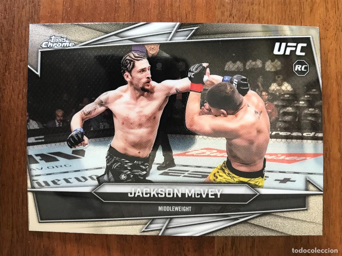Cartes &agrave; collectionner de Football: JACKSON MCVEY - MIDDLEWEIGHT - ROOKIE CARD - TOPPS CHROME UFC 2026 26
