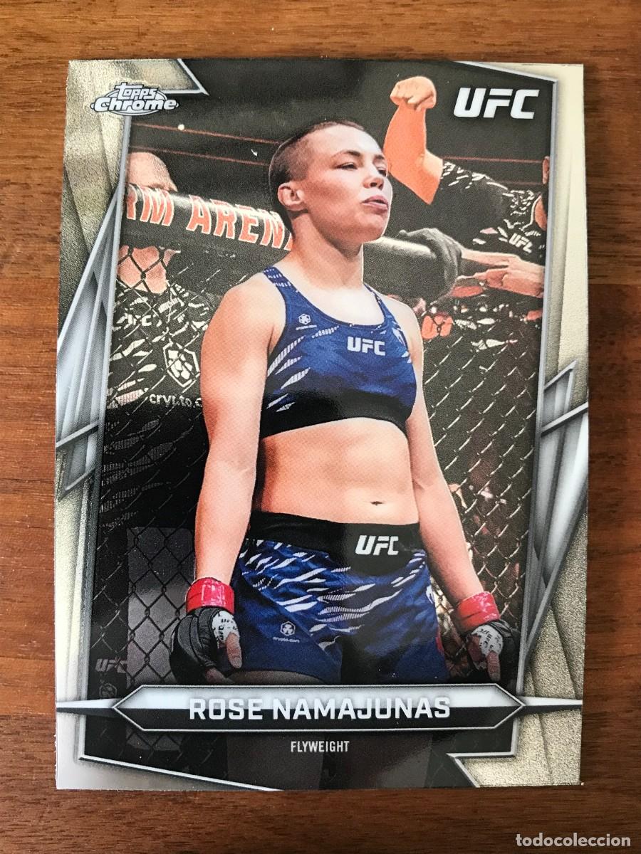 Cartes &agrave; collectionner de Football: ROSE NAMAJUNAS - FLYWEIGHT - TOPPS CHROME UFC 2026 26