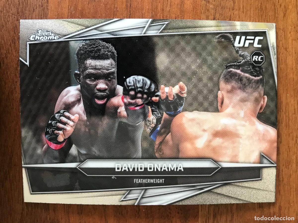 Cartes &agrave; collectionner de Football: DAVID ONAMA - FEATHERWEIGHT - TOPPS CHROME UFC 2026 26