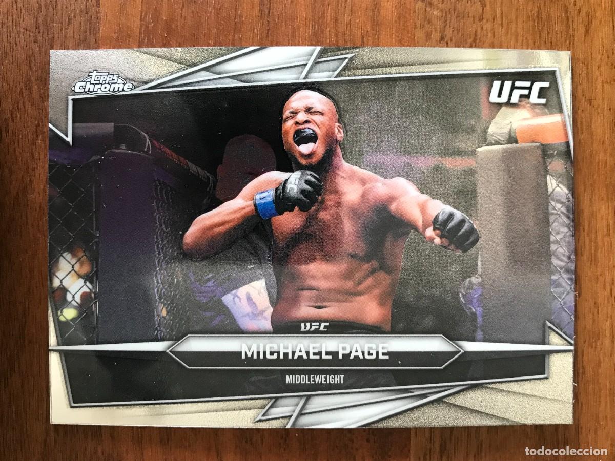Football Stickers: MICHAEL PAGE - MIDDLEWEIGHT - TOPPS CHROME UFC 2026 26