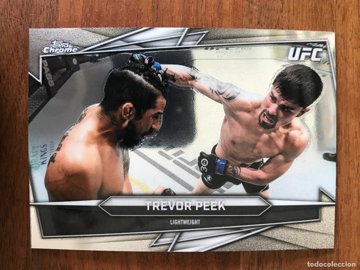Football Stickers: TREVOR PEEK - LIGHTWEIGHT - TOPPS CHROME UFC 2026 26
