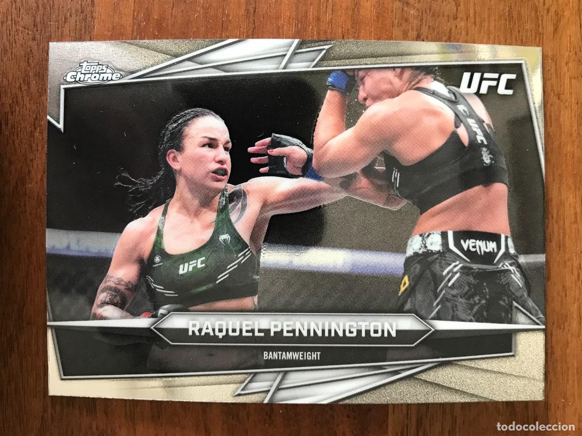 Football Stickers: RAQUEL PENNINGTON - BANTAMWEIGHT - TOPPS CHROME UFC 2026 26