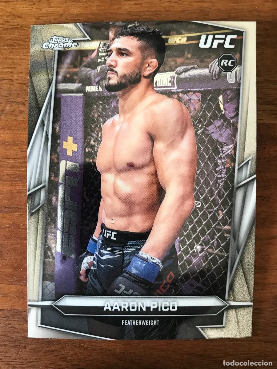 Football Stickers: AARON PICO - FEATHERWEIGHT - ROOKIE CARD - TOPPS CHROME UFC 2026 26