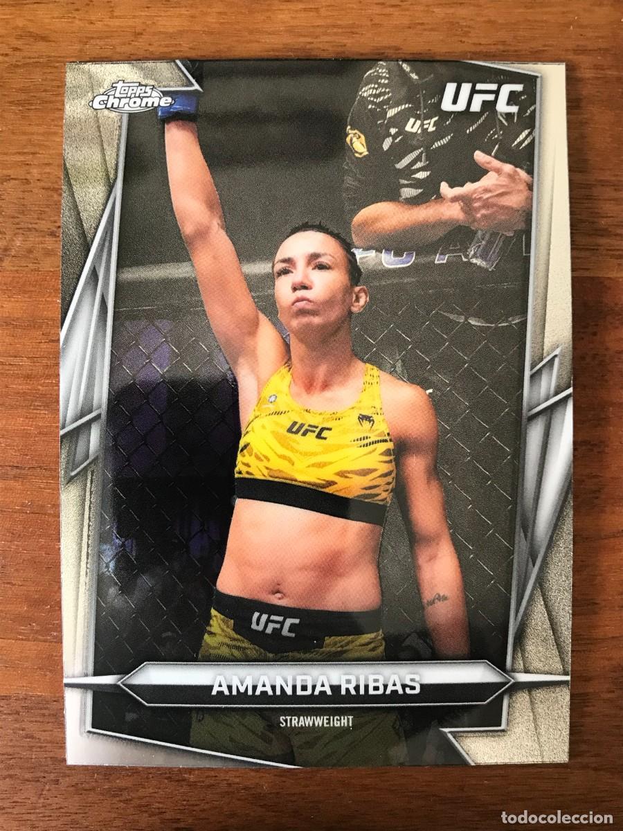 Football Stickers: AMANDA RIBAS - STRAWWEIGHT - TOPPS CHROME UFC 2026 26