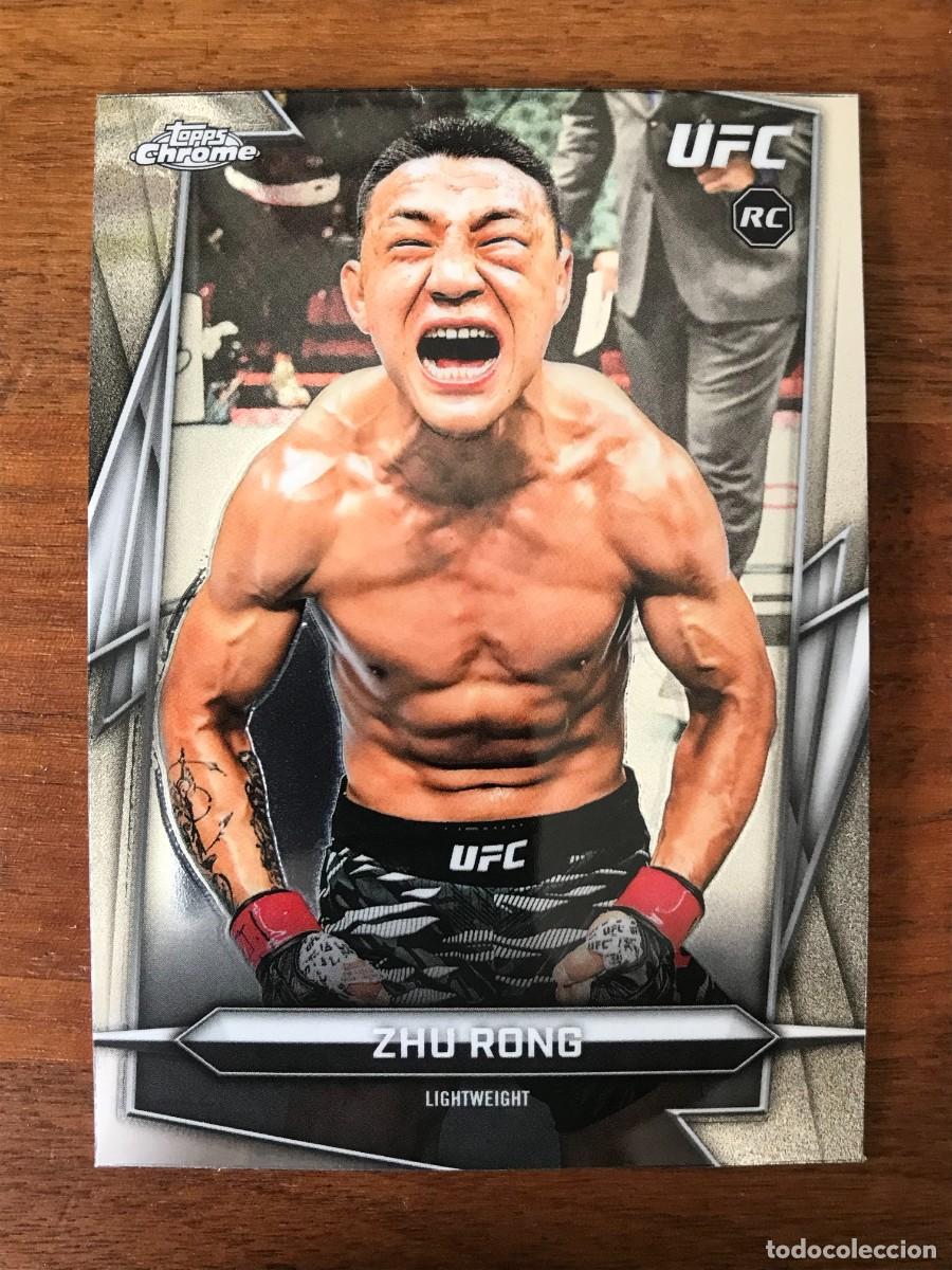 Fu&szlig;ball-Sticker: ZHU RONG - LIGHTWEIGHT - ROOKIE CARD - TOPPS CHROME UFC 2026 26