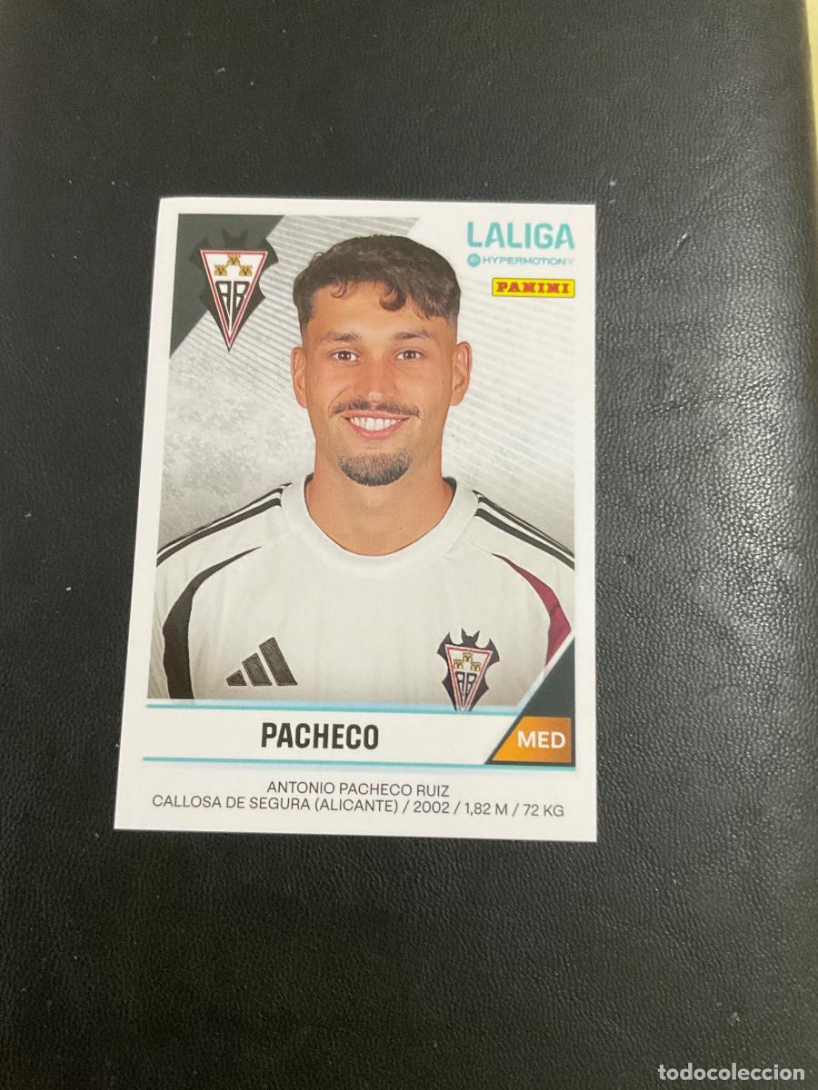 Cromos de f&uacute;tbol: LIGA HYPERMOTION 2024/2025 24/25 - 14 - Pacheco - Albacete Balompie