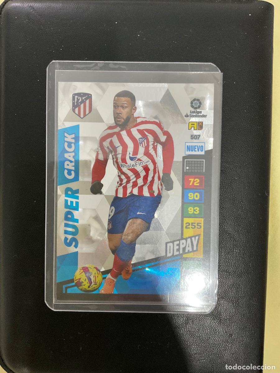 Cromos de f&uacute;tbol: MEMPHIS DEPAY - Nuevo Super Crack - 507 - Adrenalyn La Liga 2022/2023 ( 22/23 )
