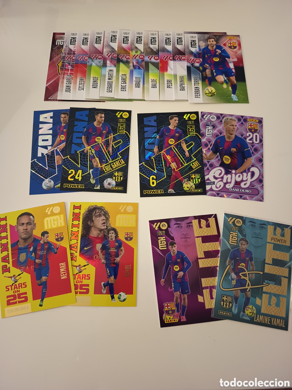 Cromos de f&uacute;tbol: Lote FC Barcelona megacracks 2026-2027