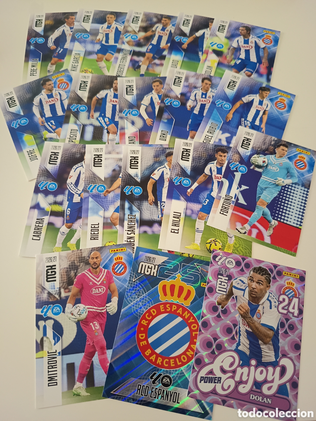 Cromos de f&uacute;tbol: Lote del espa&ntilde;ol megacracks 2026-2027