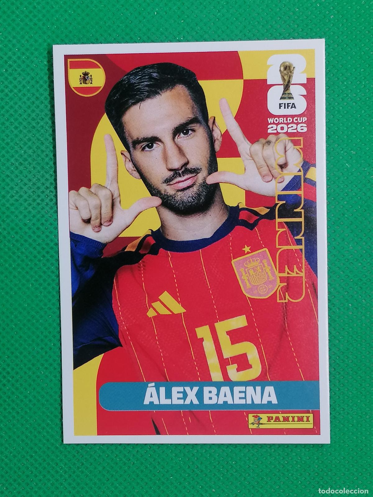 Cromos de f&uacute;tbol: 16 ALEX BAENA ESPA&Ntilde;A WINNER POSTER ⚽ PANINI FIFA MUNDIAL WORLD CUP 26 2026 STICKER ⚽