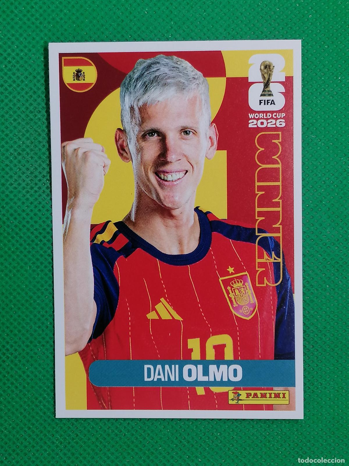 Cromos de f&uacute;tbol: 11 DANI OLMO ESPA&Ntilde;A WINNER POSTER ⚽ PANINI FIFA MUNDIAL WORLD CUP 26 2026 STICKER ⚽
