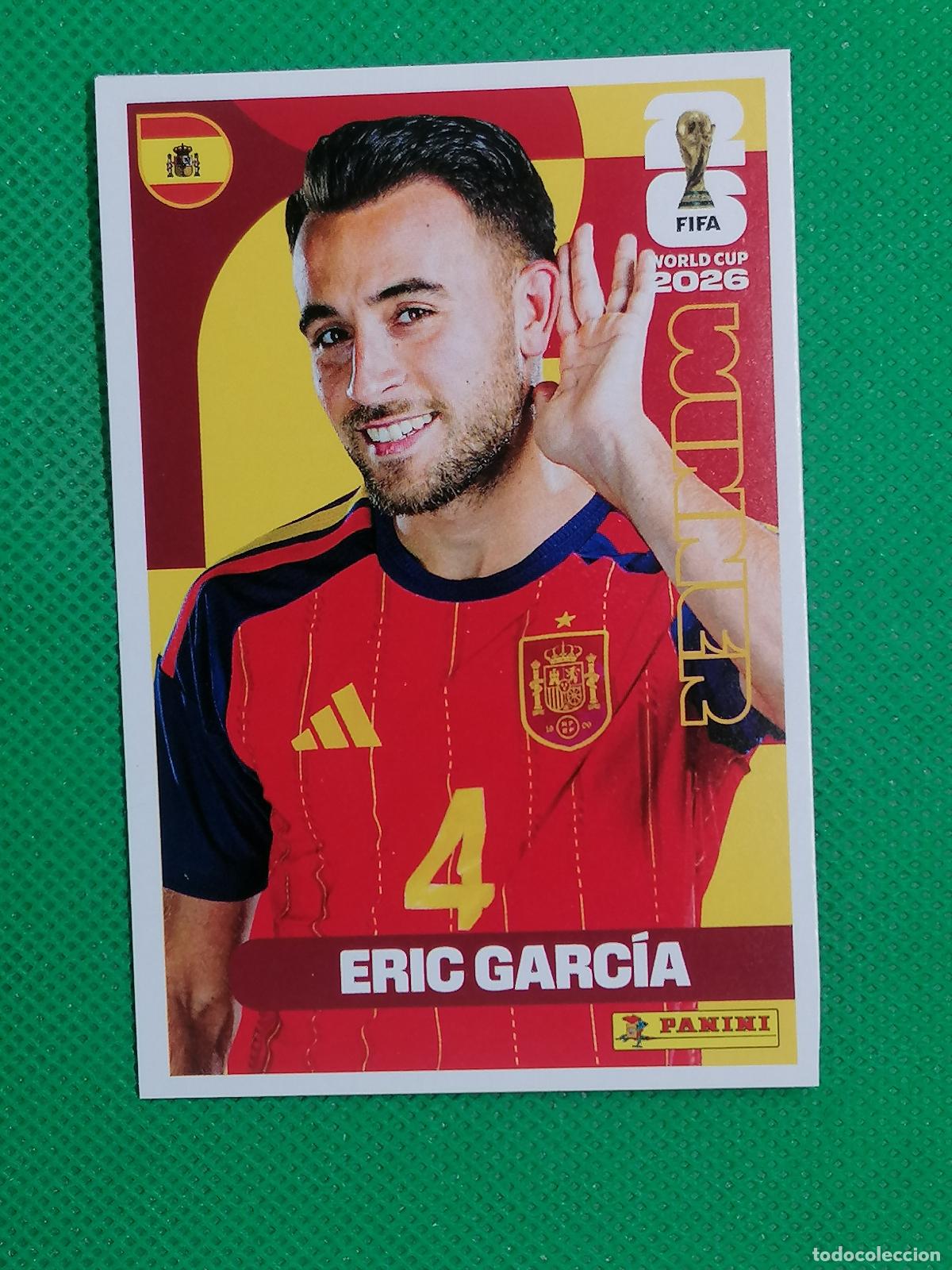 Cromos de f&uacute;tbol: 5 ERIC GARCIA ESPA&Ntilde;A WINNER POSTER ⚽ PANINI FIFA MUNDIAL WORLD CUP 26 2026 STICKER ⚽