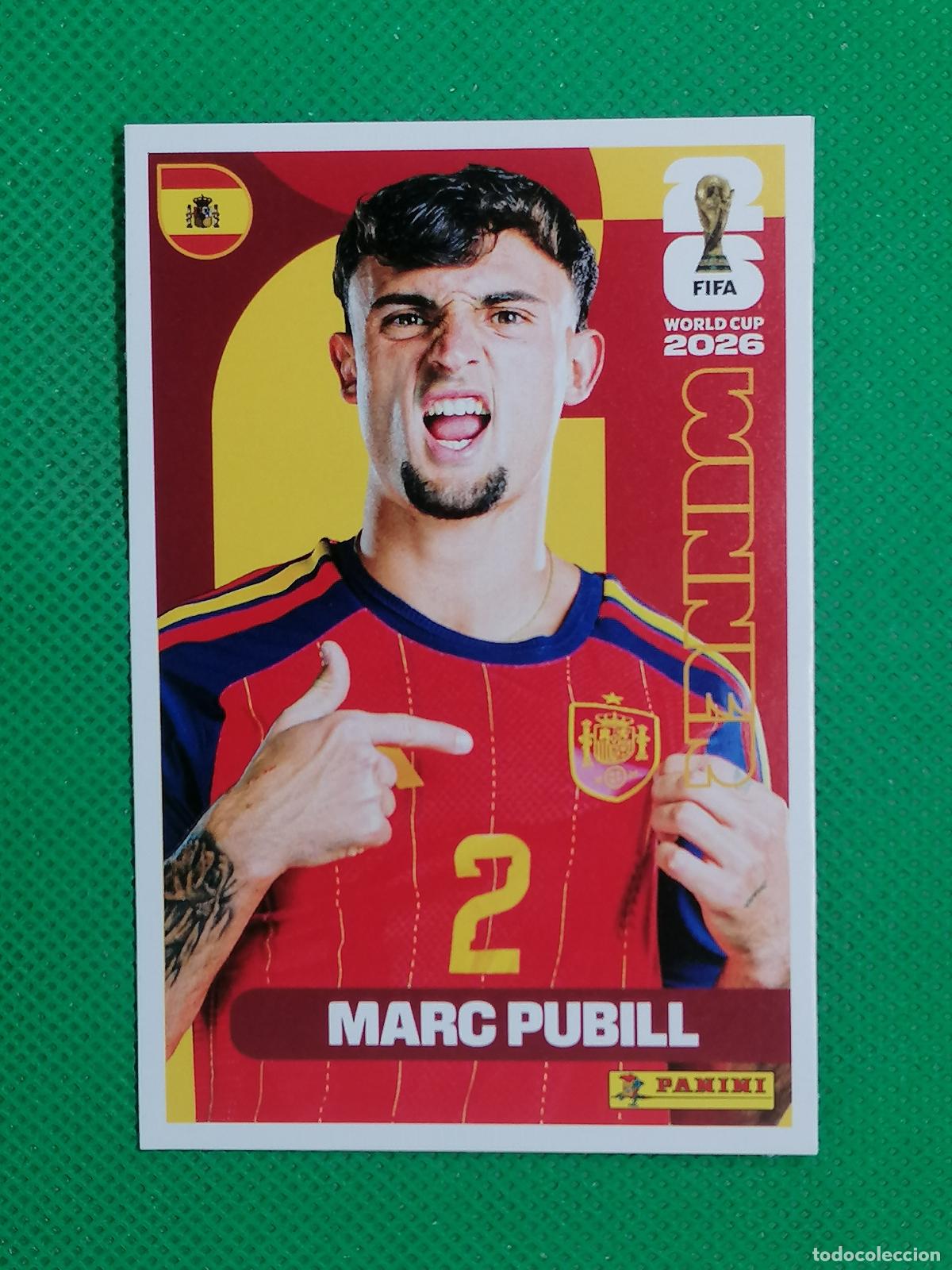Cromos de f&uacute;tbol: 3 MARC PUBILL ESPA&Ntilde;A WINNER POSTER ⚽ PANINI FIFA MUNDIAL WORLD CUP 26 2026 STICKER ⚽