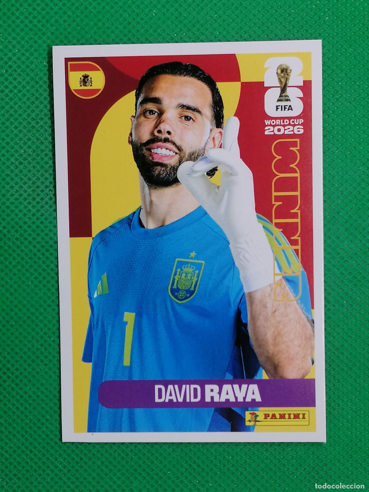 Cromos de f&uacute;tbol: 2 DAVID RAYA ESPA&Ntilde;A WINNER POSTER ⚽ PANINI FIFA MUNDIAL WORLD CUP 26 2026 STICKER ⚽