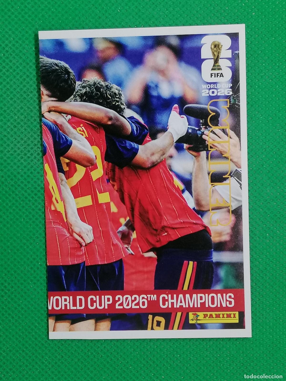 Cromos de f&uacute;tbol: 1D MOSAICO YAMAL ESPA&Ntilde;A WINNER POSTER ⚽ PANINI FIFA MUNDIAL WORLD CUP 26 2026 STICKER ⚽