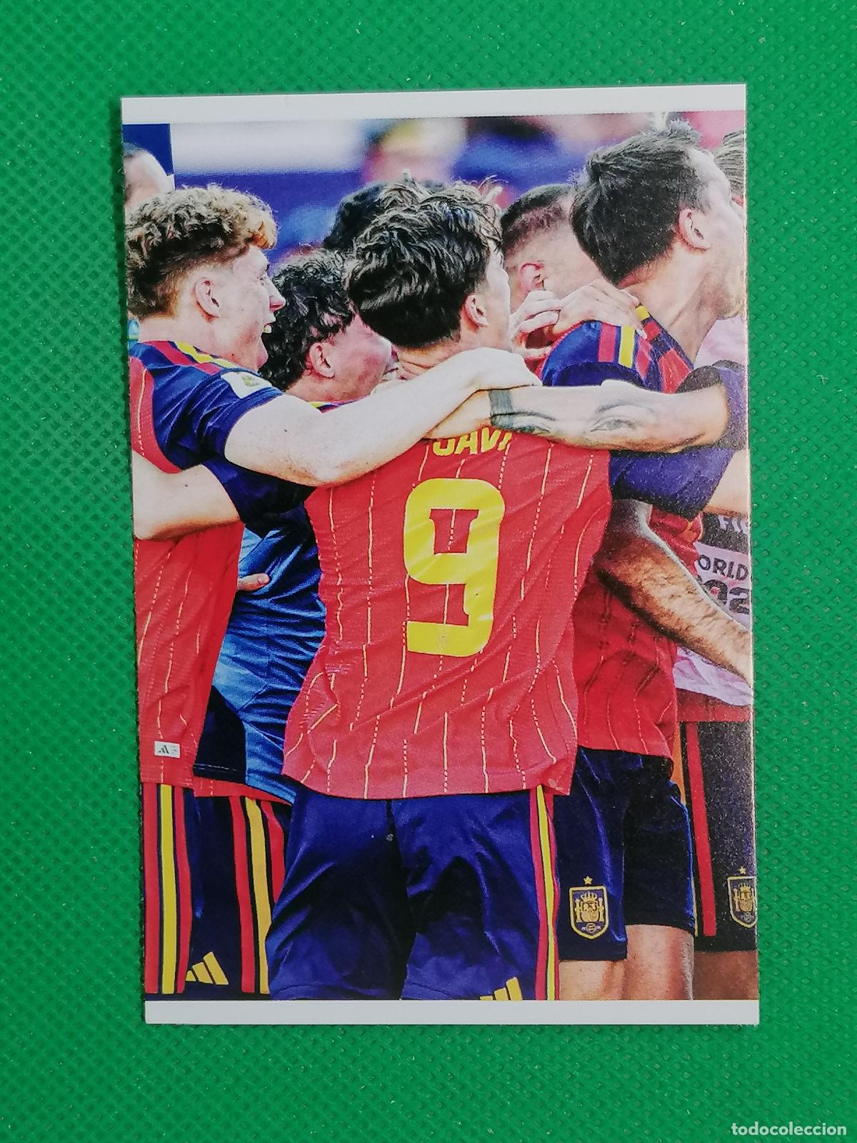 Cromos de f&uacute;tbol: 1B MOSAICO GAVI OYARZABAL ESPA&Ntilde;A WINNER POSTER ⚽ PANINI FIFA MUNDIAL WORLD CUP 26 2026 STICKER ⚽