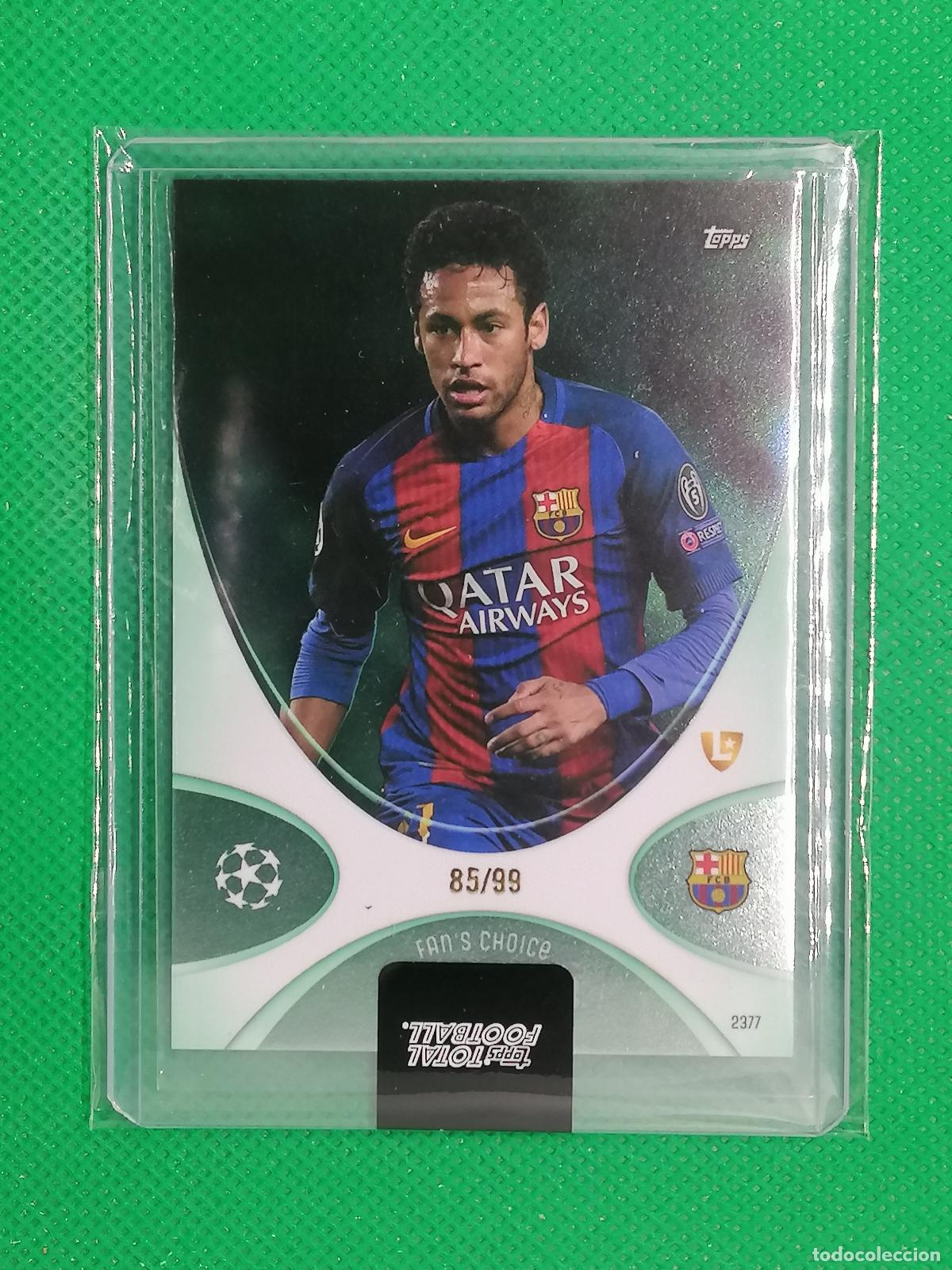 Cromos de f&uacute;tbol: NEYMAR BARCELONA FAN&acute;S CHOICE /99 ⚽ TTF TOPPS TOTAL FOOTBALL 25 26 2025 2026 ⚽