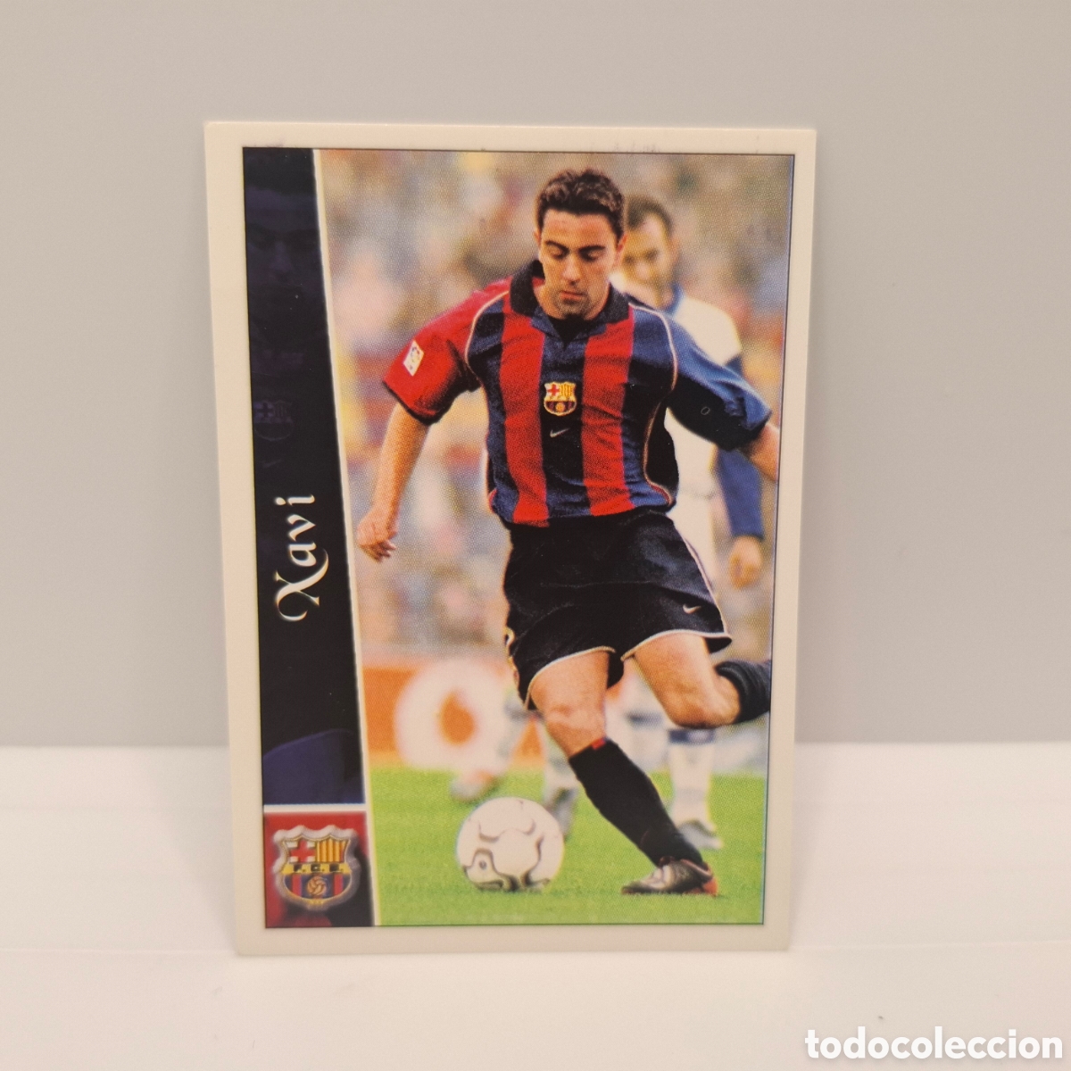 Cromos de f&uacute;tbol: F. C. Barcelona - N&ordm; 96 Xavi - Mundicromo Liga 2002-2003, 02-03