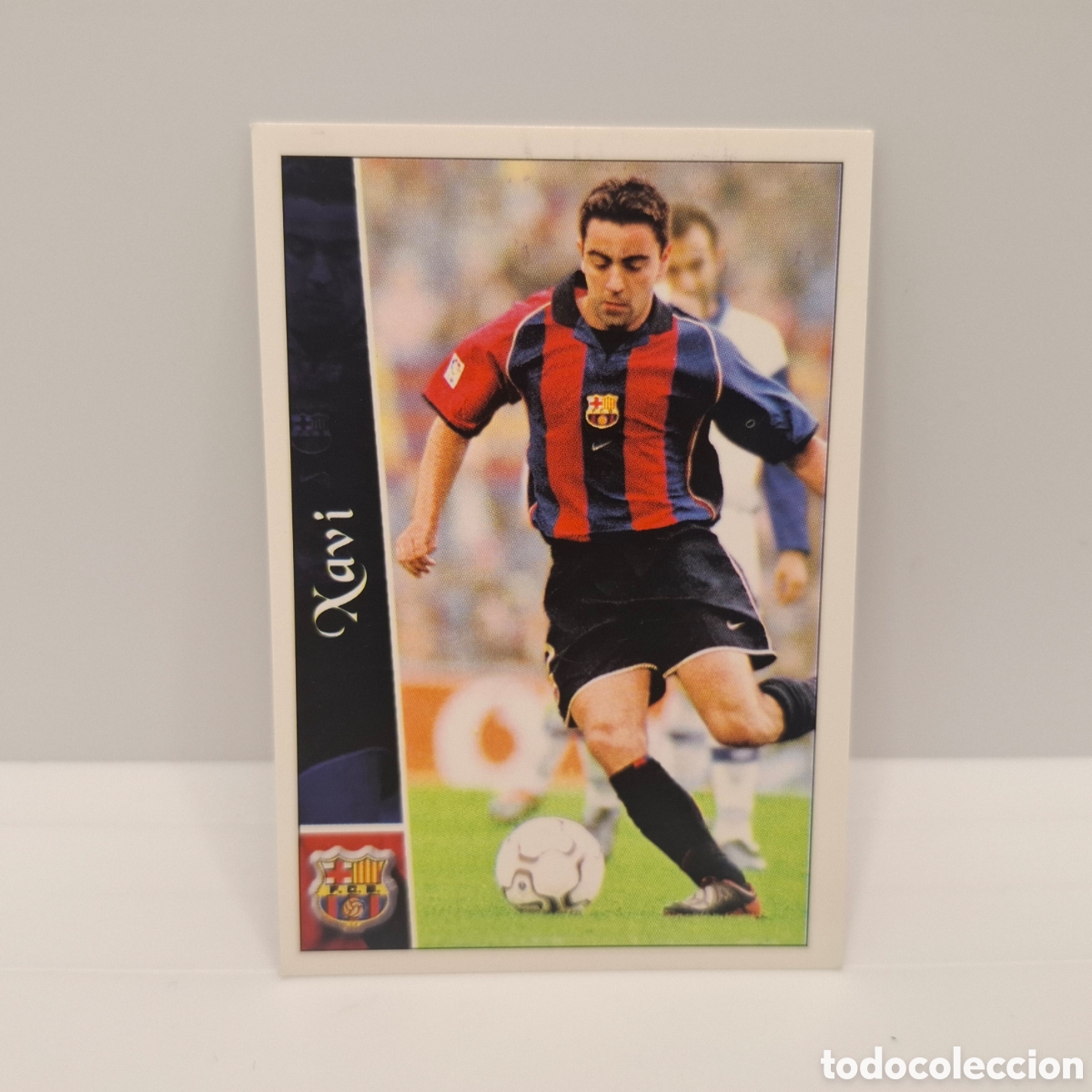Cromos de f&uacute;tbol: F. C. Barcelona - N&ordm; 96 Xavi - Mundicromo Liga 2002-2003, 02-03
