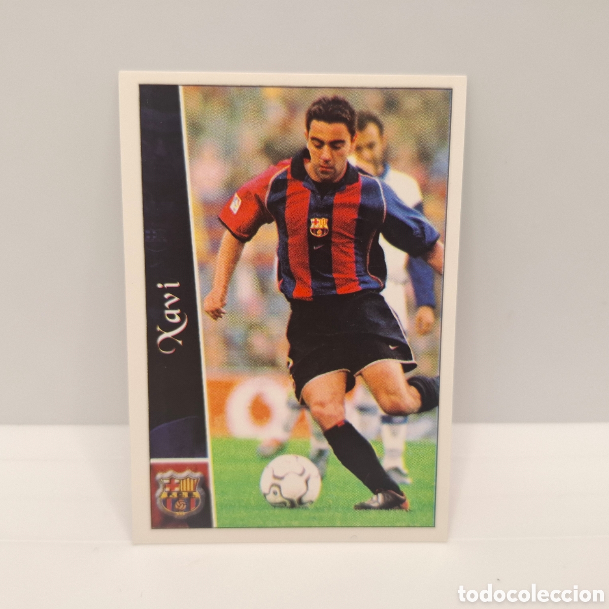 Cromos de f&uacute;tbol: F. C. Barcelona - N&ordm; 96 Xavi - Mundicromo Liga 2002-2003, 02-03