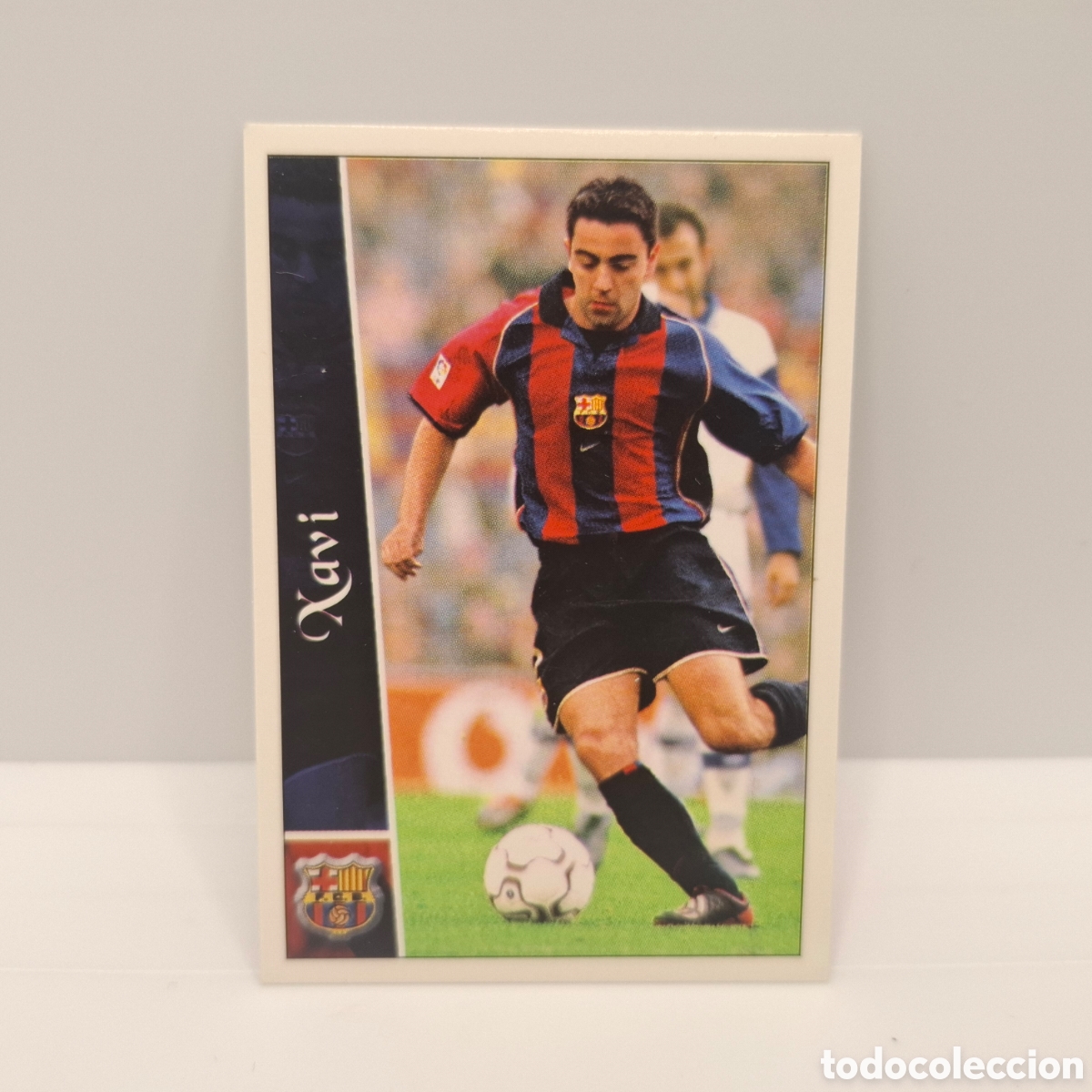 Cromos de f&uacute;tbol: F. C. Barcelona - N&ordm; 96 Xavi - Mundicromo Liga 2002-2003, 02-03