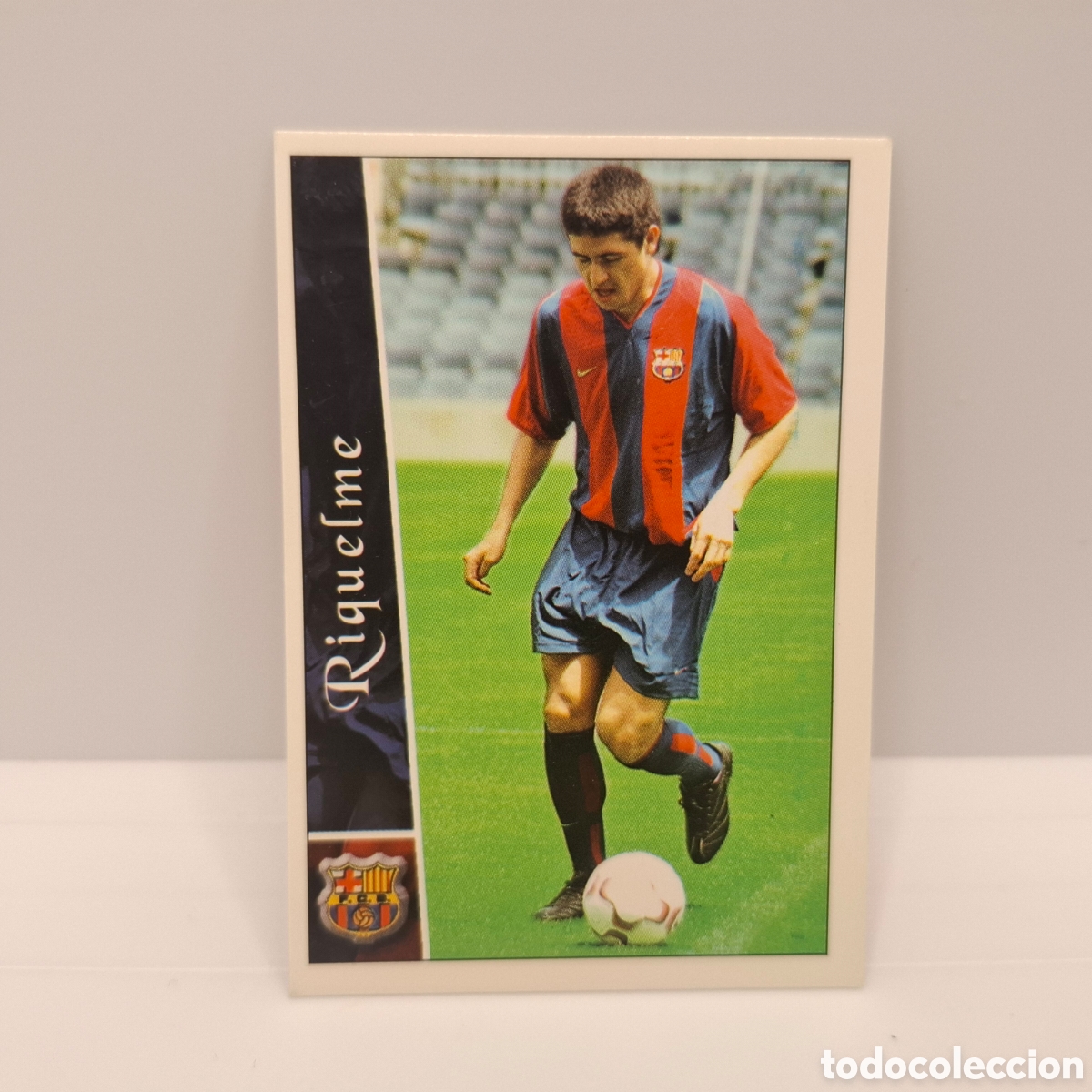 Cromos de f&uacute;tbol: F. C. Barcelona - N&ordm; 102 Riquelme - Mundicromo Liga 2002-2003, 02-03