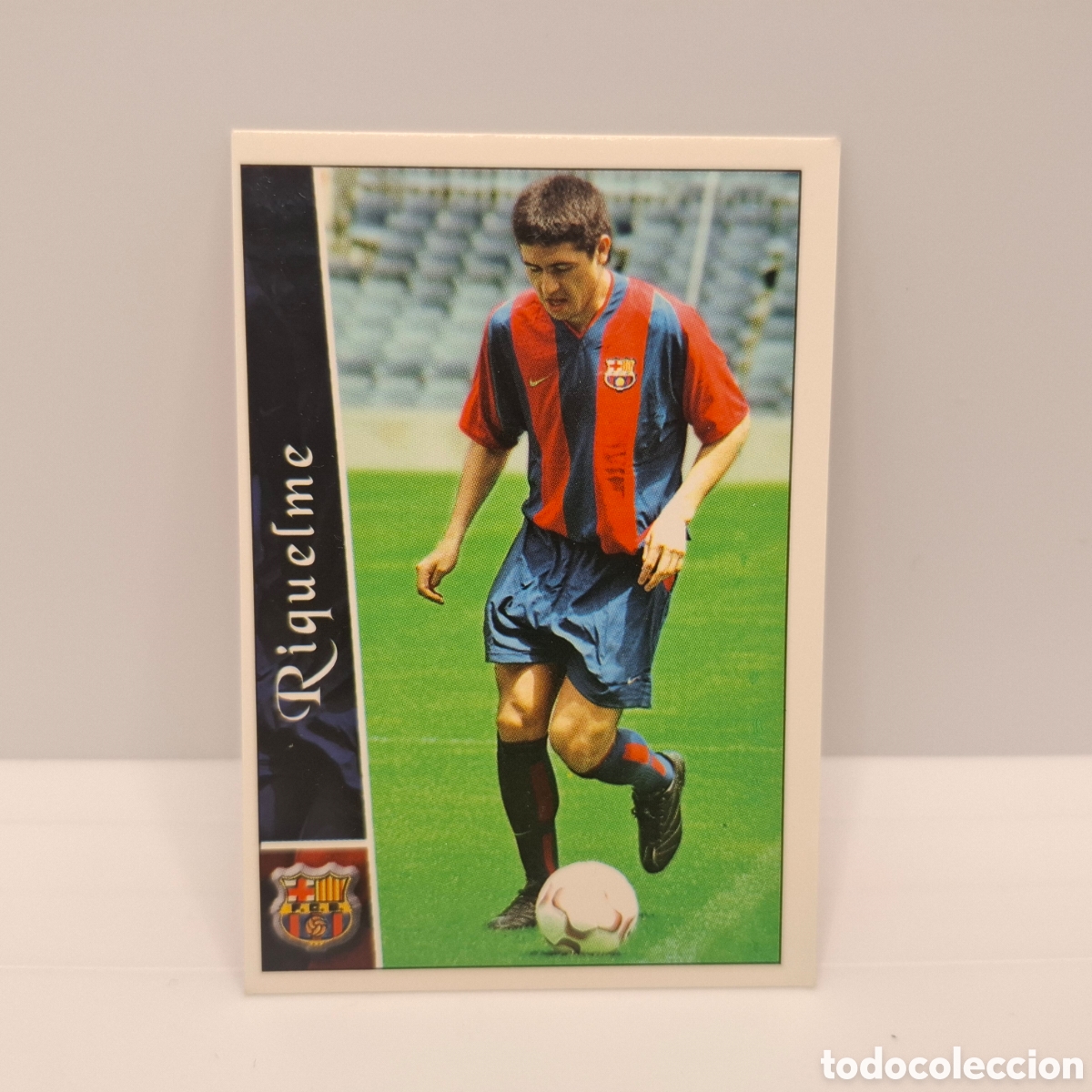 Cromos de f&uacute;tbol: F. C. Barcelona - N&ordm; 102 Riquelme - Mundicromo Liga 2002-2003, 02-03