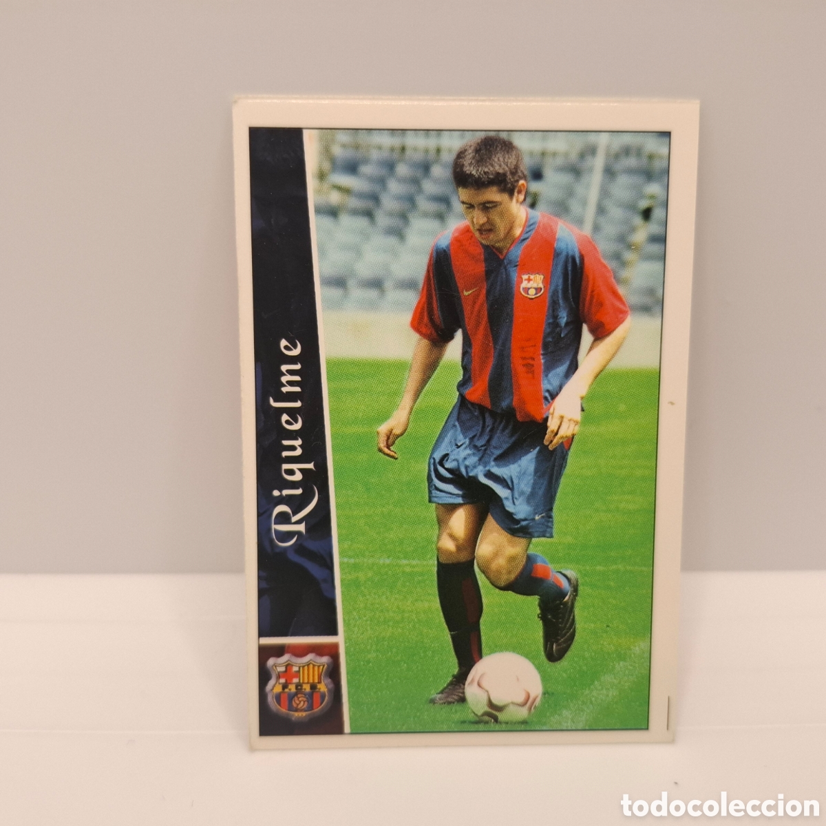 Cromos de f&uacute;tbol: F. C. Barcelona - N&ordm; 102 Riquelme - Mundicromo Liga 2002-2003, 02-03