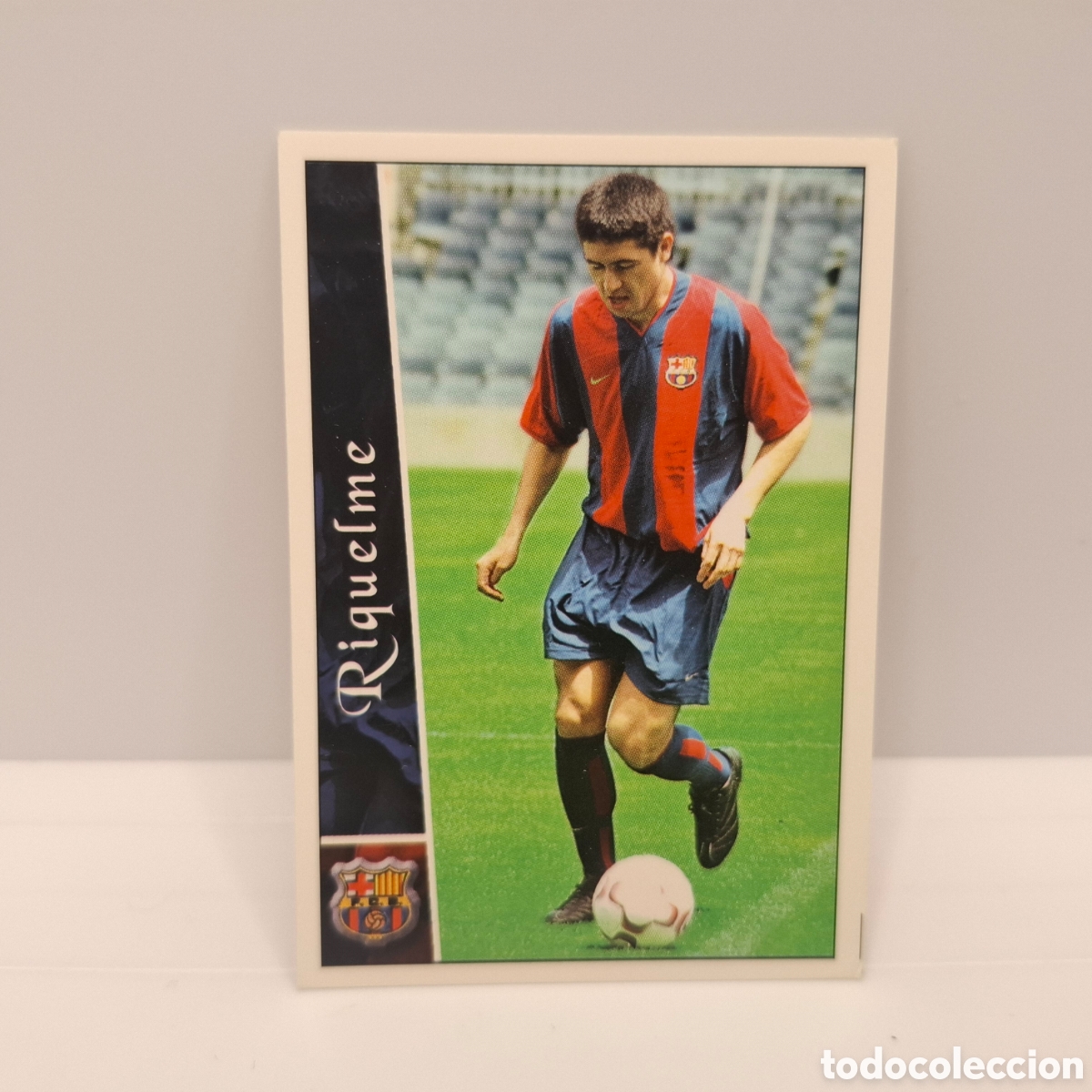 Cromos de f&uacute;tbol: F. C. Barcelona - N&ordm; 102 Riquelme - Mundicromo Liga 2002-2003, 02-03