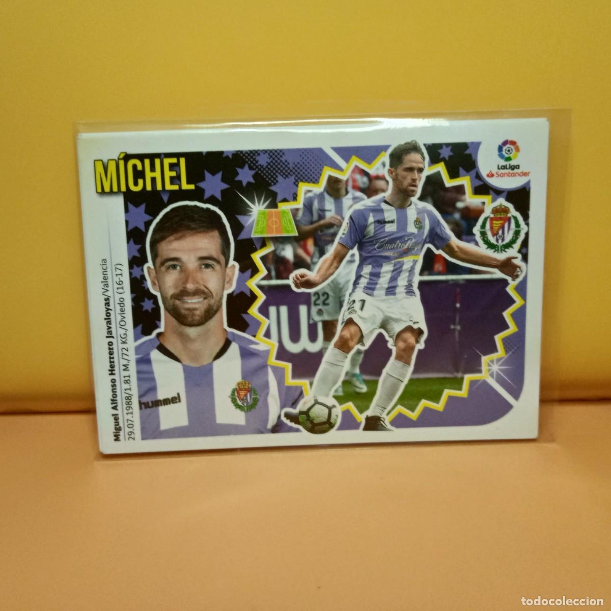 Cromos de f&uacute;tbol: EDICIONES ESTE 2018 2019 18 19 REAL VALLADOLID M&Iacute;CHEL 11