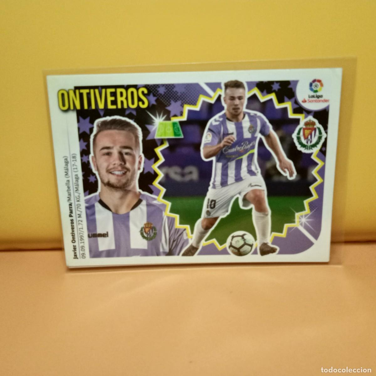 Cromos de f&uacute;tbol: EDICIONES ESTE 2018 2019 18 19 REAL VALLADOLID ONTIVEROS 14A 14 A