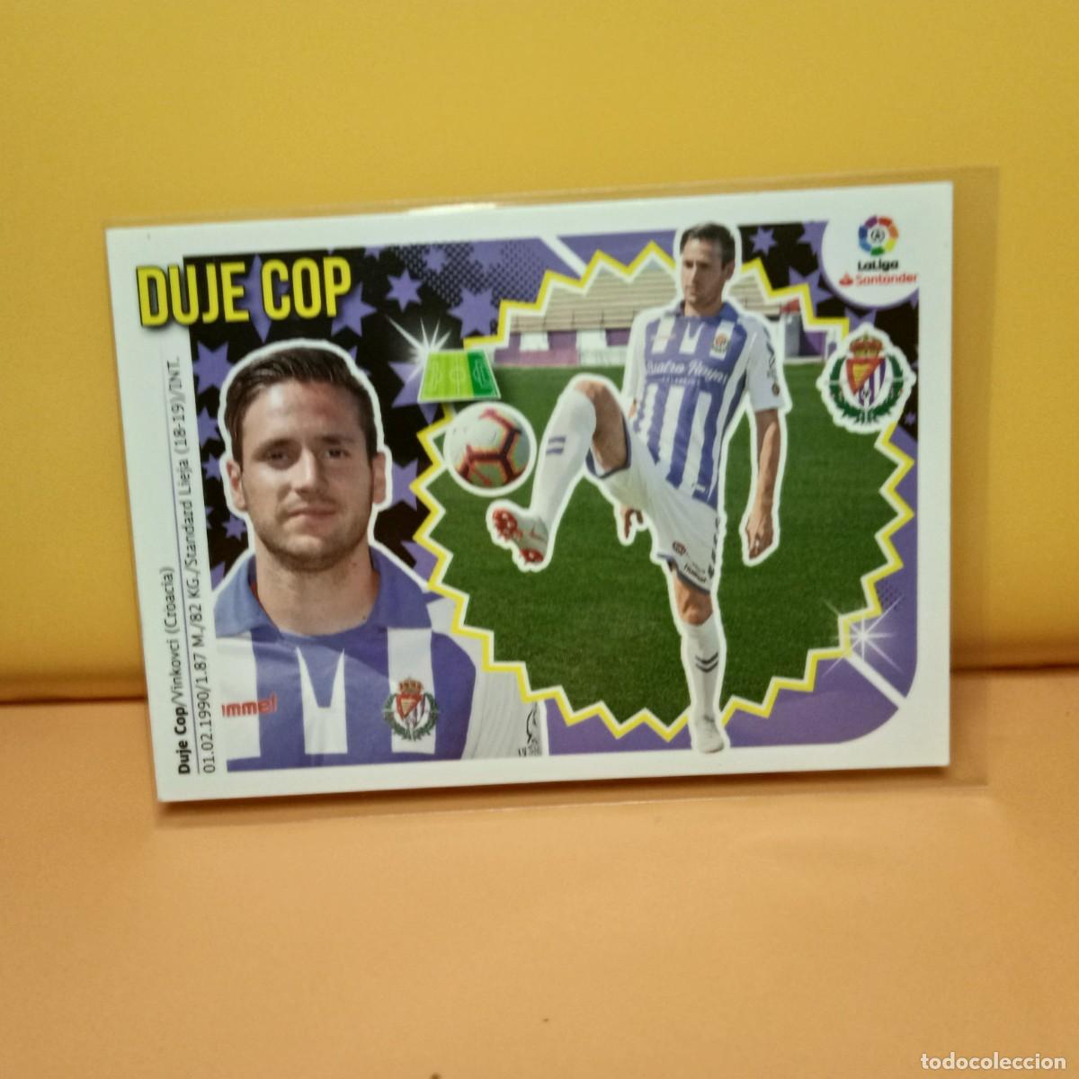 Cromos de f&uacute;tbol: EDICIONES ESTE 2018 2019 18 19 REAL VALLADOLID DUJE COP 14B 14 B (4&ordf; EDICI&Oacute;N)