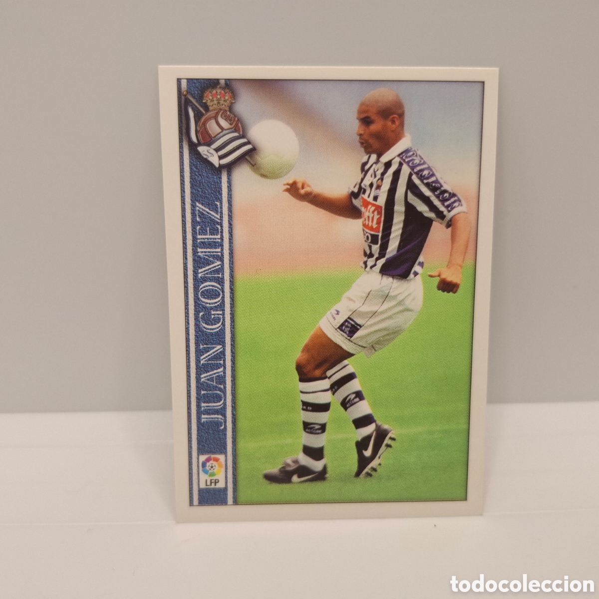 Cromos de f&uacute;tbol: Real Sociedad - N&ordm; 264 Juan Gomez - Mundicromo Liga 2000-2001, 00-01