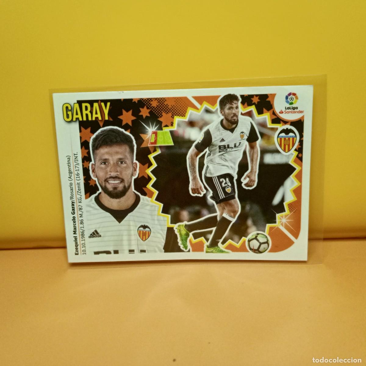 Cromos de f&uacute;tbol: EDICIONES ESTE 2018 2019 18 19 VALENCIA C.F GARAY 4