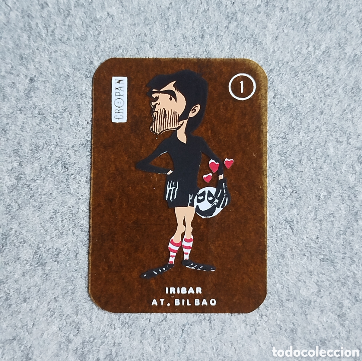 Cromos de f&uacute;tbol: CROPAN IRIBAR LOS BOYS DE LA SELECCION ESPA&Ntilde;OLA CROMO FUTBOL # 1 ATHLETIC CLUB DE BILBAO