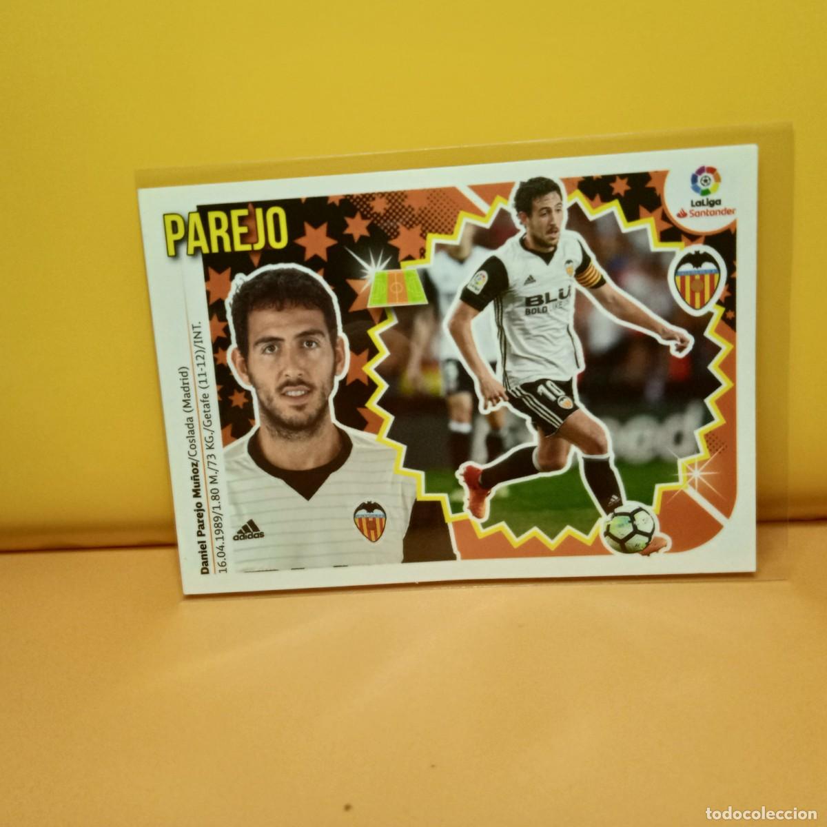 Cromos de f&uacute;tbol: EDICIONES ESTE 2018 2019 18 19 VALENCIA C.F PAREJO 9
