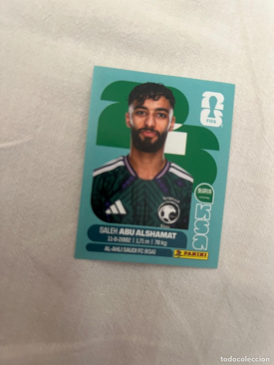 Cromos de f&uacute;tbol: 14 SALEH ABU ALSHAMAT ARABIA SAUDI MUNDIAL 26 2026 FIFA WORLD CUP PANINI