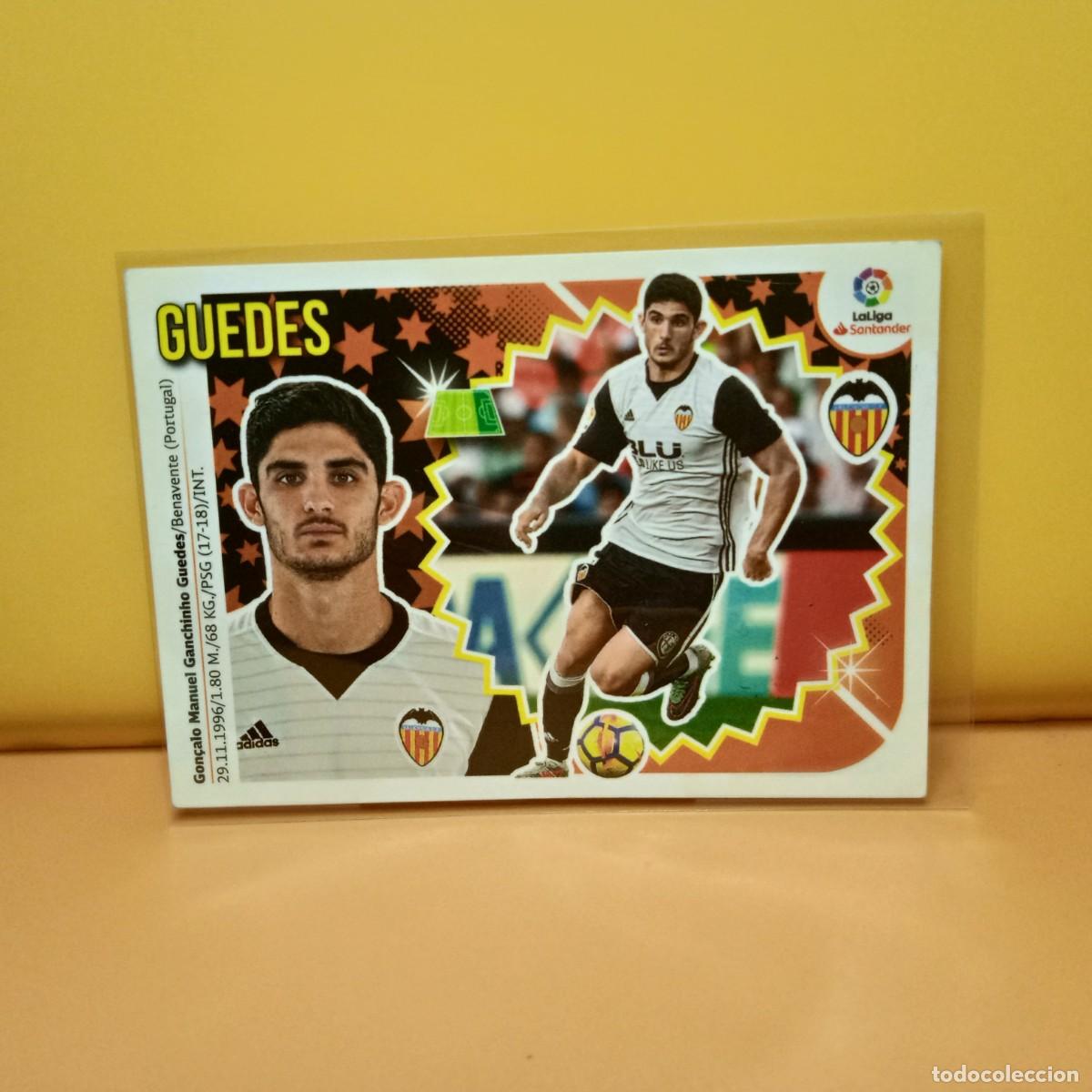Cromos de f&uacute;tbol: EDICIONES ESTE 2018 2019 18 19 VALENCIA C.F GUEDES 13