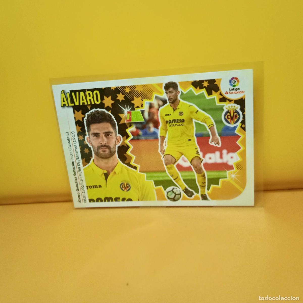 Fu&szlig;ball-Sticker: EDICIONES ESTE 2018 2019 18 19 VILLARREAL C.F &Aacute;LVARO 6